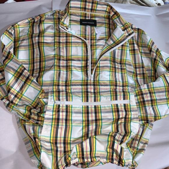 NWT Bianca Chandon size XL scuba neck ANORAK nylon - Picture 9 of 9